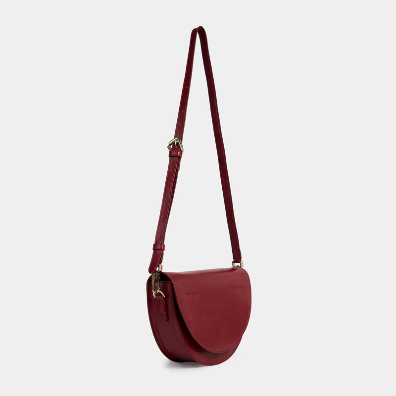 CHAUTFIFTH - DEMI Bag (include wrinkle strap)  Dark Red