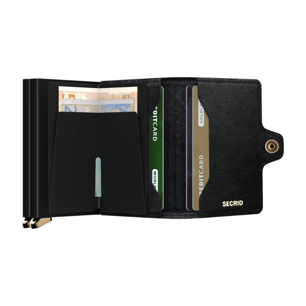 SECRID - Premium Twinwallet Emboss Diamond Black - Samuel Ashley