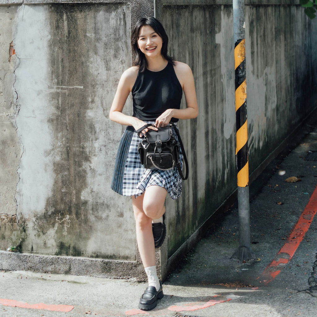 Samuel Ashley - Haari Leather Backpack in black