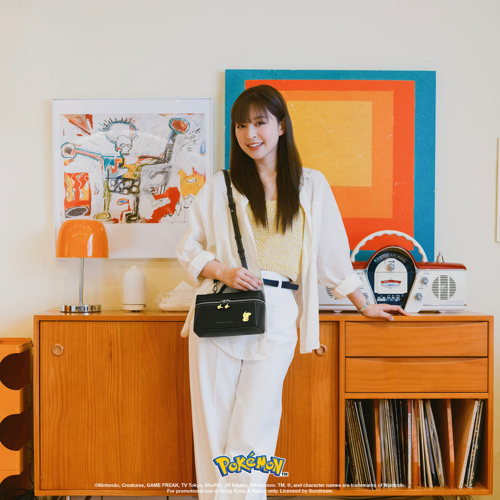 Samuel Ashley - Pokémon Leather Vanity Crossbody Bag in black