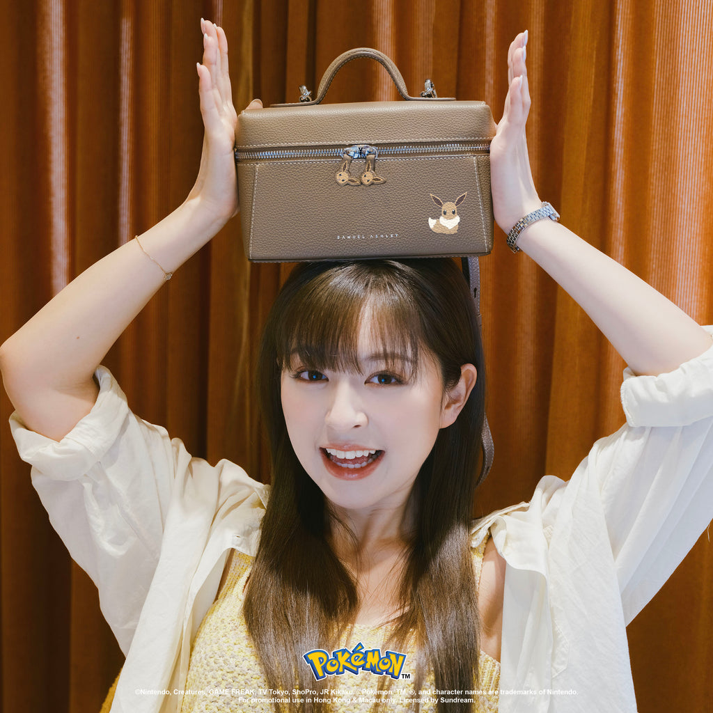 Samuel Ashley - Pokémon Leather Vanity Crossbody Bag in truffle