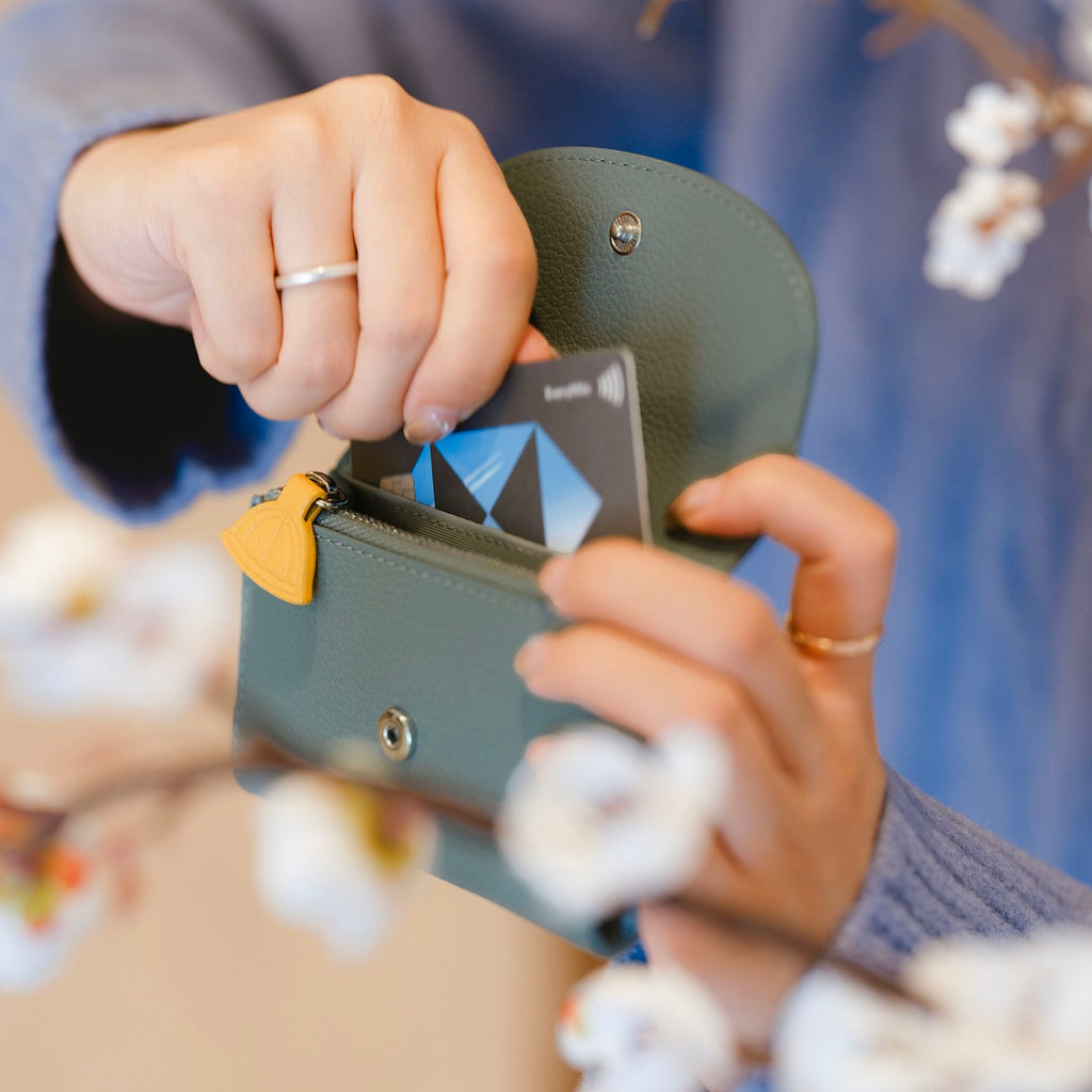 Samuel Ashley x Chibi Maruko Chan Leather Mini Wallet - Pixie