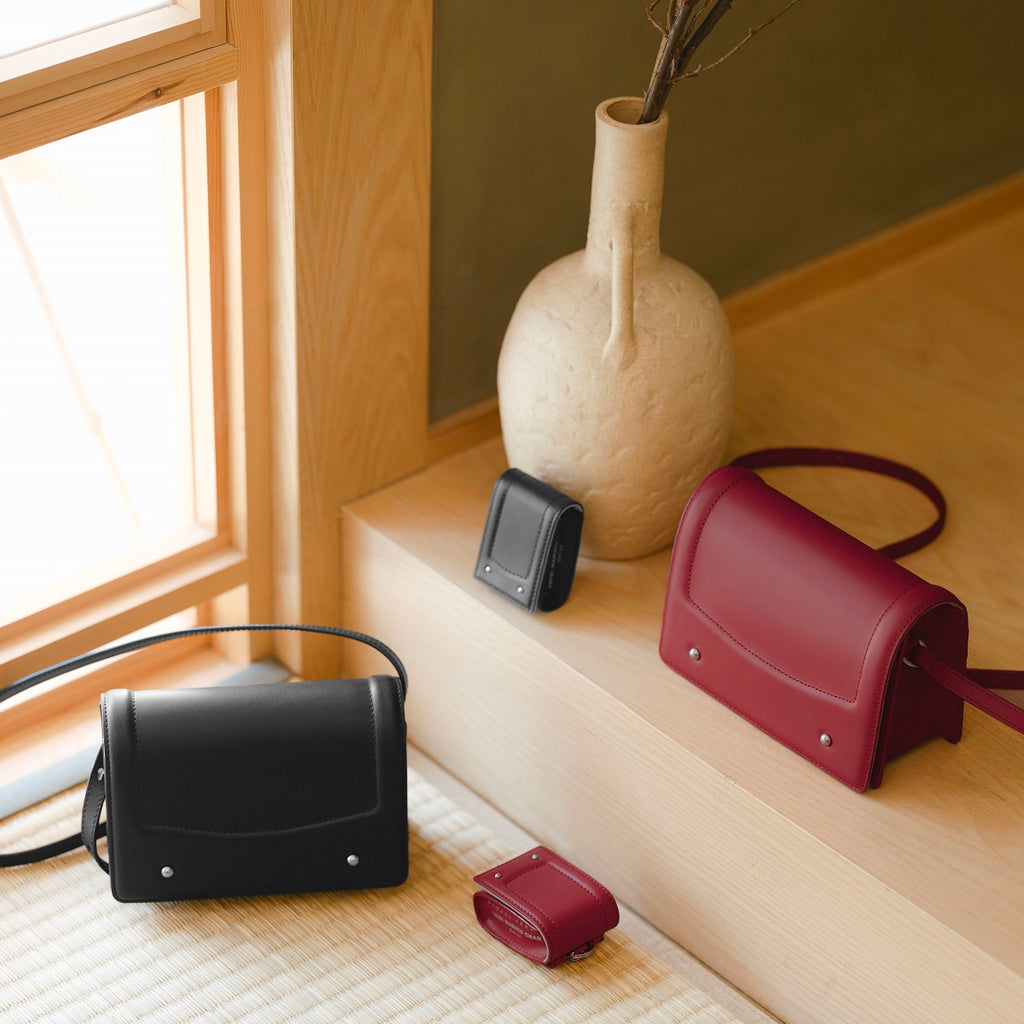 Samuel Ashley x Chibi Maruko Chan AirPods Leather Case and Leather East-West Crossbody Bag