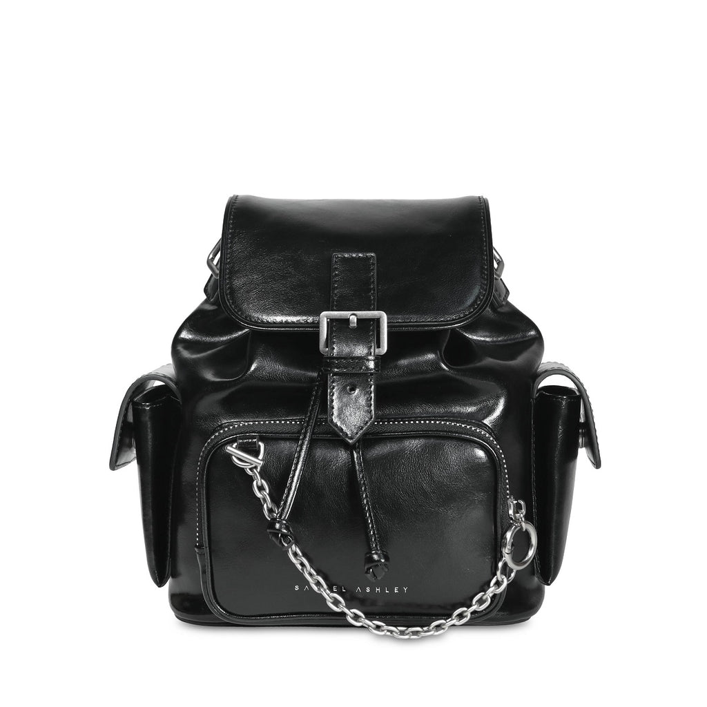 Samuel Ashley - Haari Leather Backpack in black