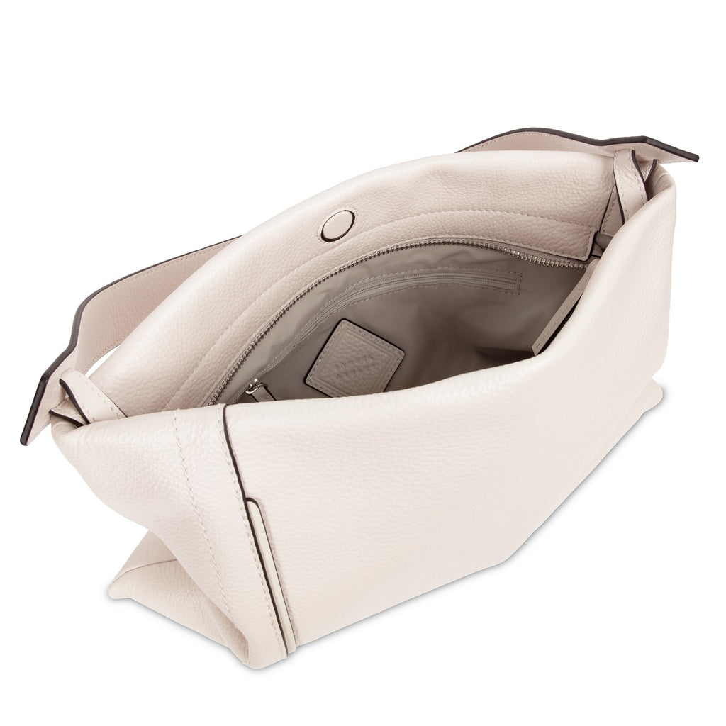 Samuel Ashley - Jemma Leather Shoulder Bag in craie