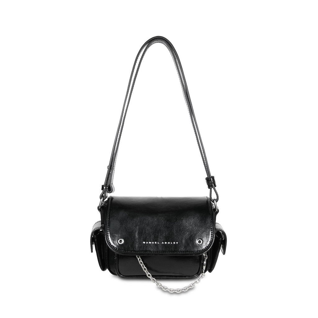 Samuel Ashley - Moona Leather Camera Bag in black