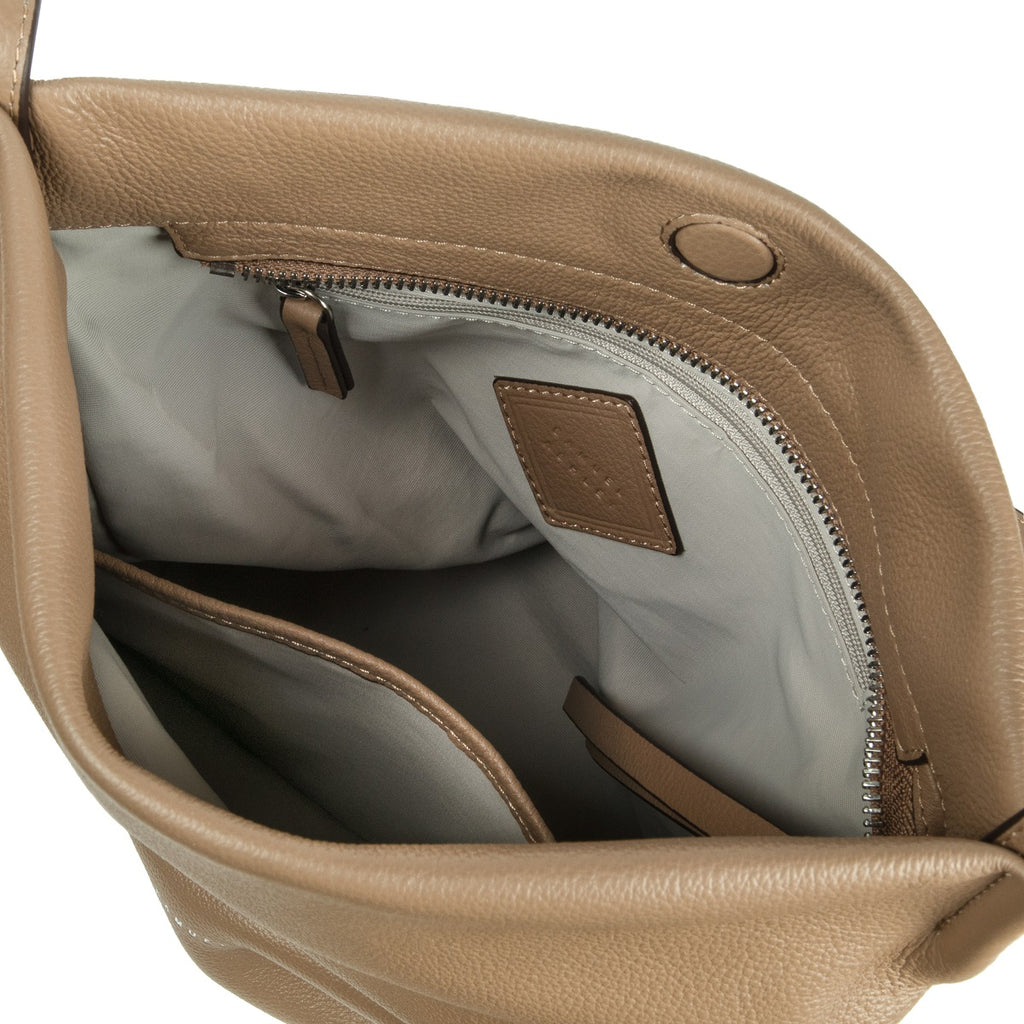 Samuel Ashley - Narissa Leather Bucket Bag in smooth clay