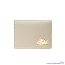 CHIIKAWA Bi-fold Leather Wallet in beige - Usagi - Samuel Ashley