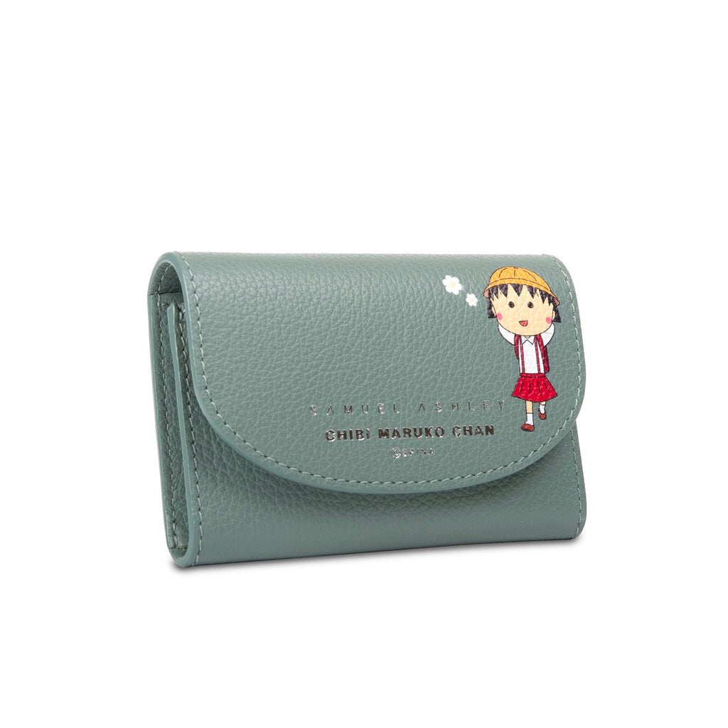 Samuel Ashley x Chibi Maruko Chan Leather Mini Wallet - Pixie