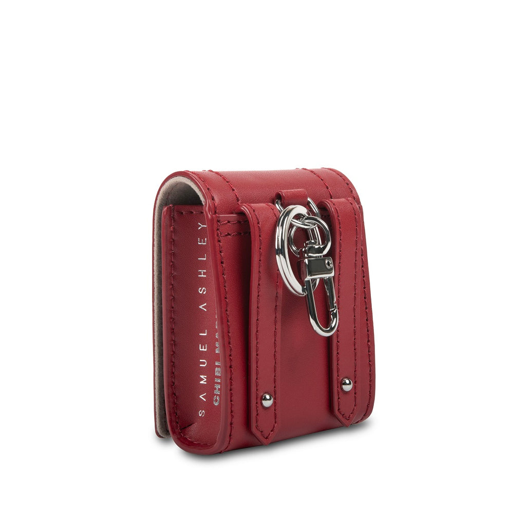 Samuel Ashley x Chibi Maruko Chan AirPods Leather Case - Cherry