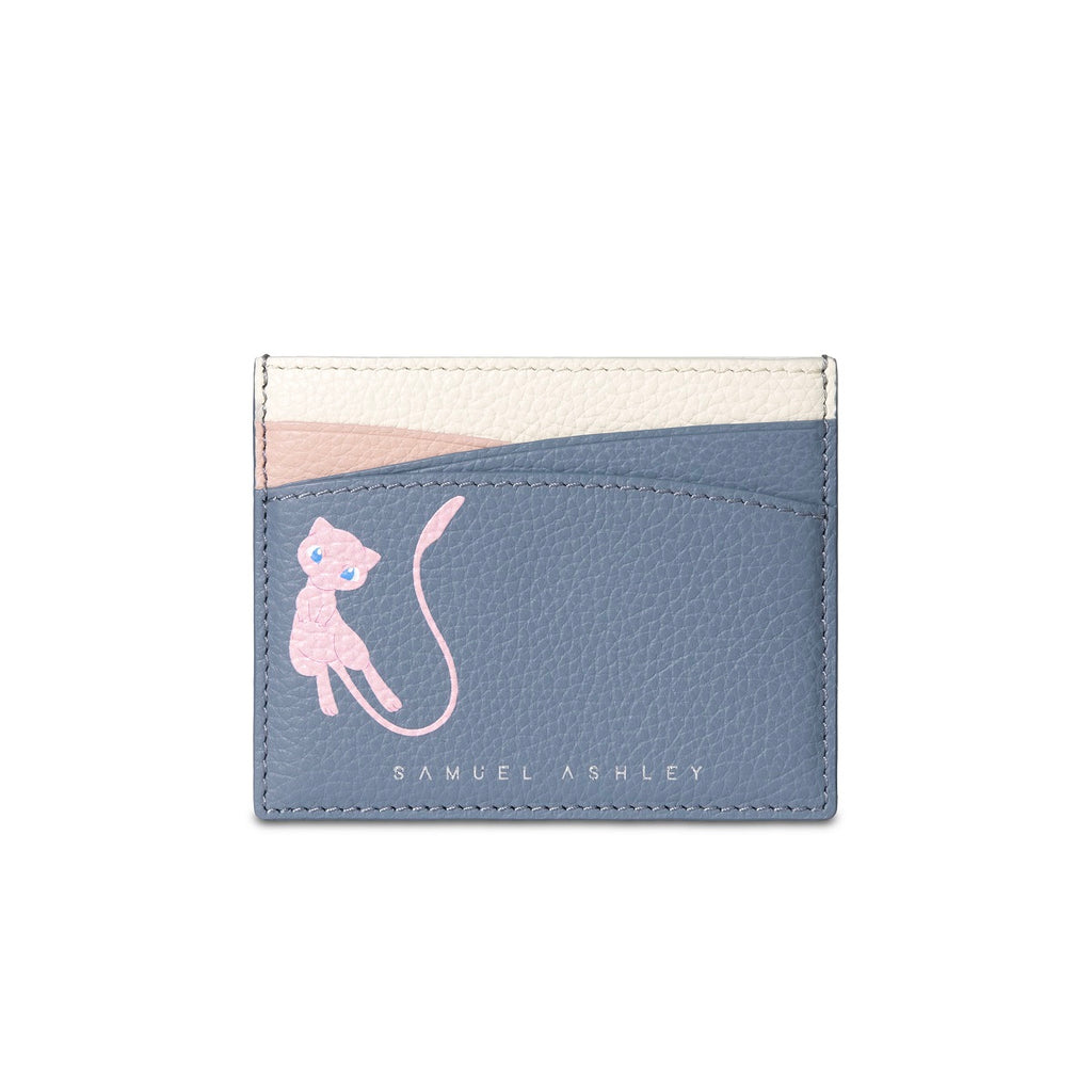 Samuel Ashley - Pokémon Leather Card Holder in denim