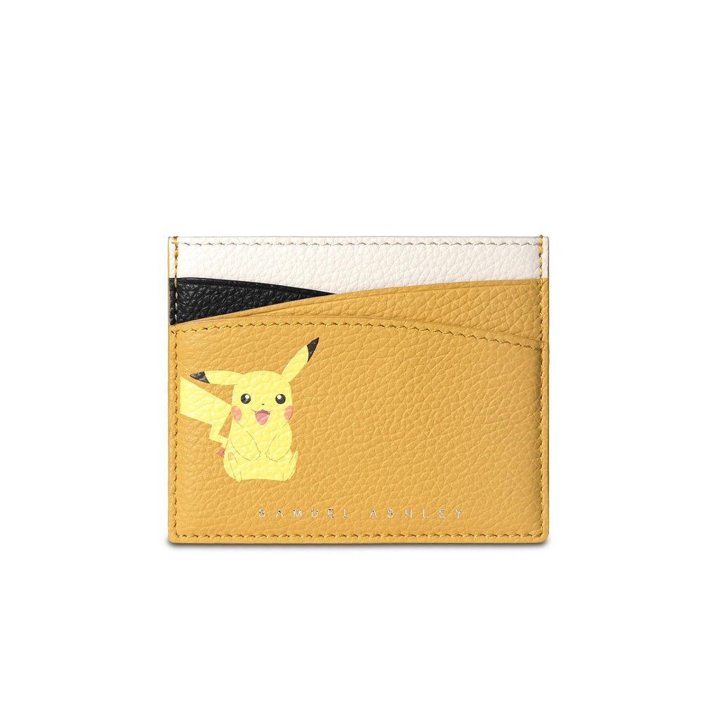 Samuel Ashley - Pokémon Leather Card Holder in yellow