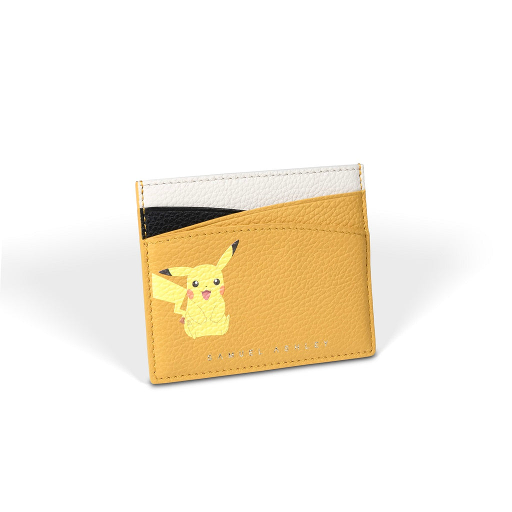 Samuel Ashley - Pokémon Leather Card Holder in yellow