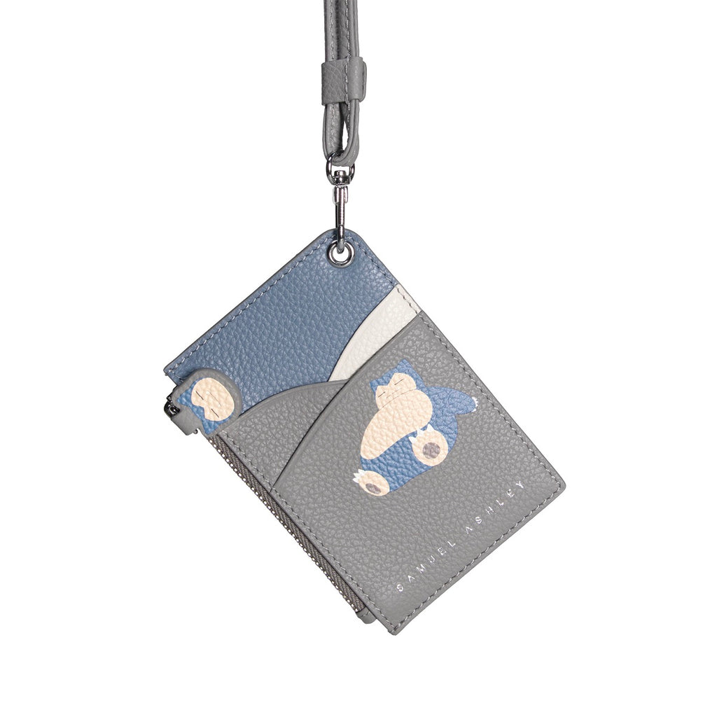 Samuel Ashley - Pokémon Leather ID Badge Holder in grey