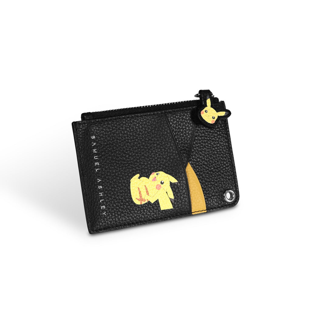 Samuel Ashley - Pokémon Leather ID Badge Holder in black