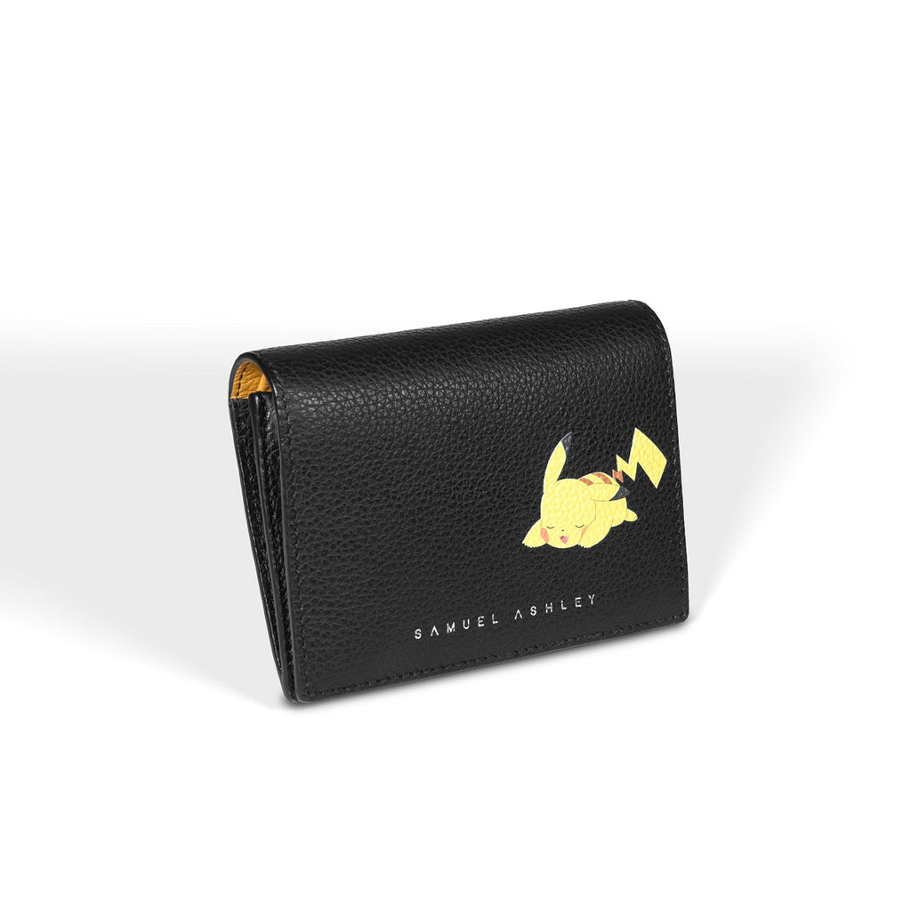 Samuel Ashley - Pokémon Bi-fold Leather Wallet in black