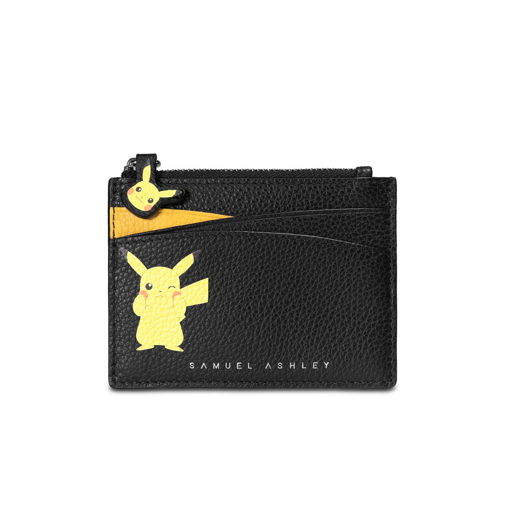 Samuel Ashley - Pokémon Leather Key Purse in black