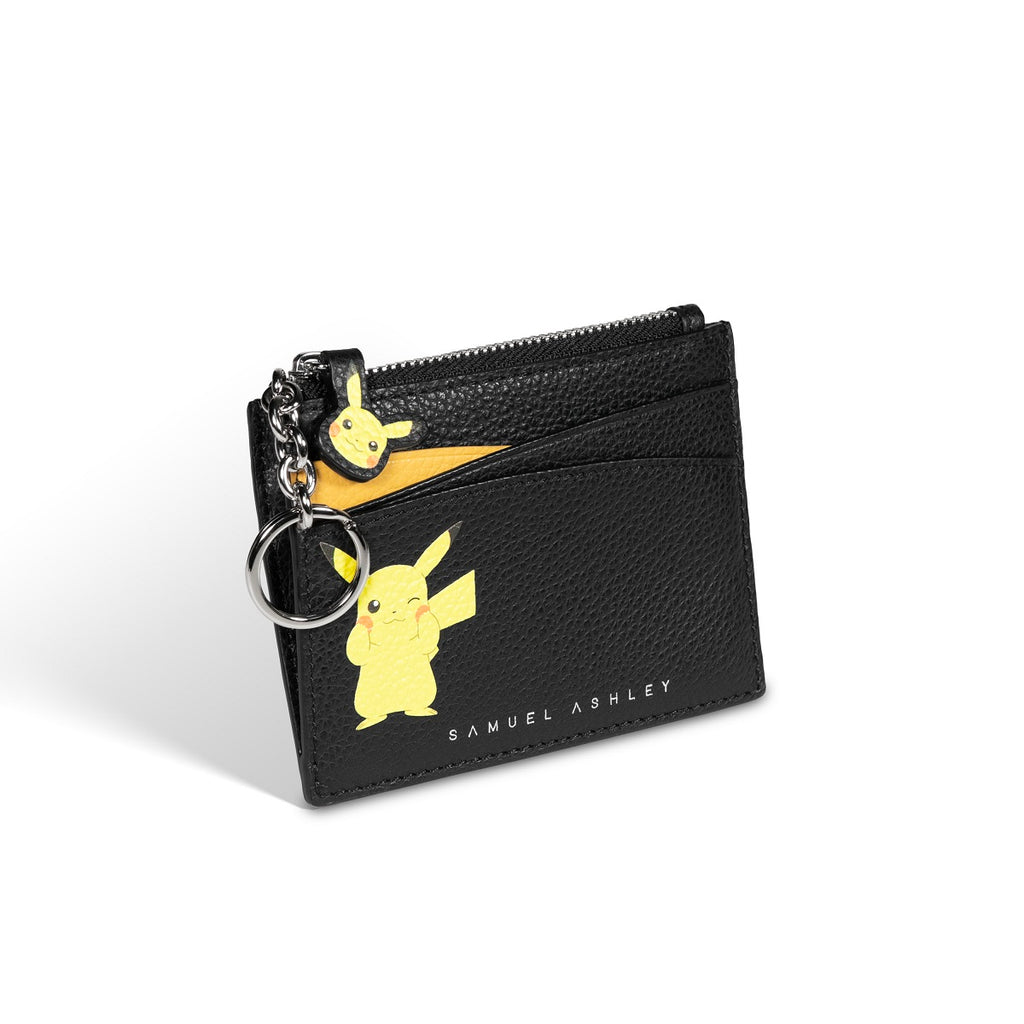 Samuel Ashley - Pokémon Leather Key Purse in black