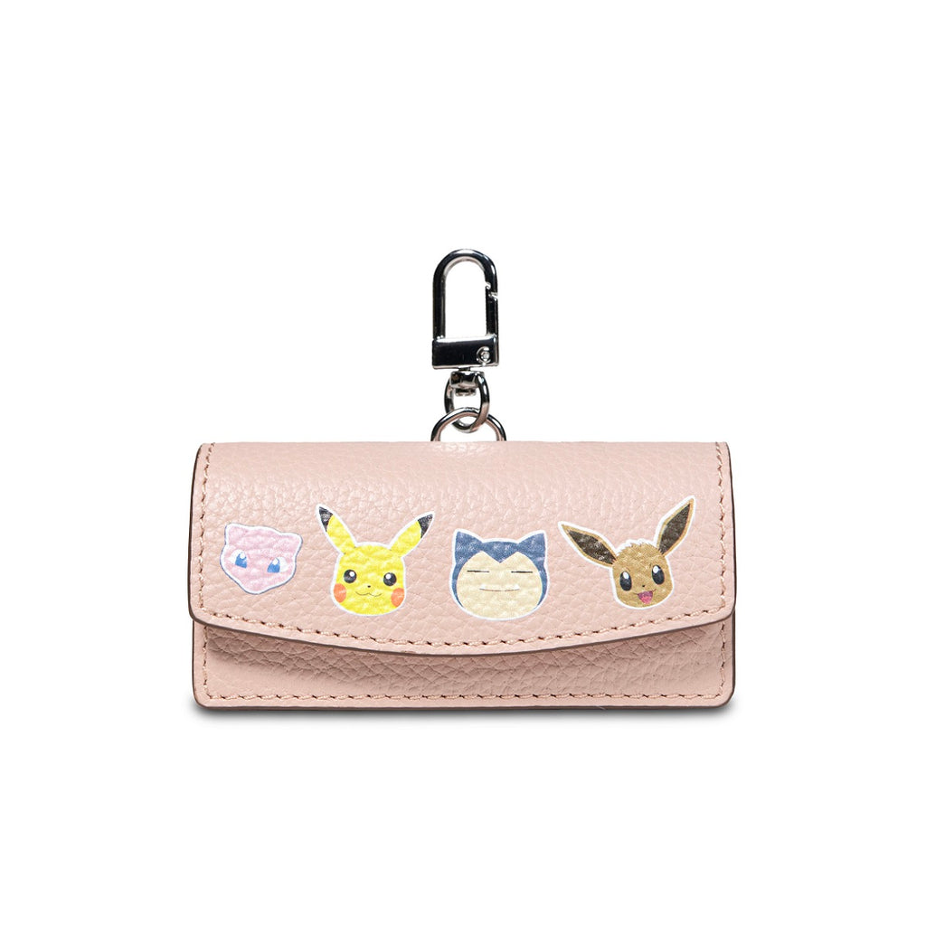 Samuel Ashley - Pokémon Key Chain Leather Lipstick Case in pale pink