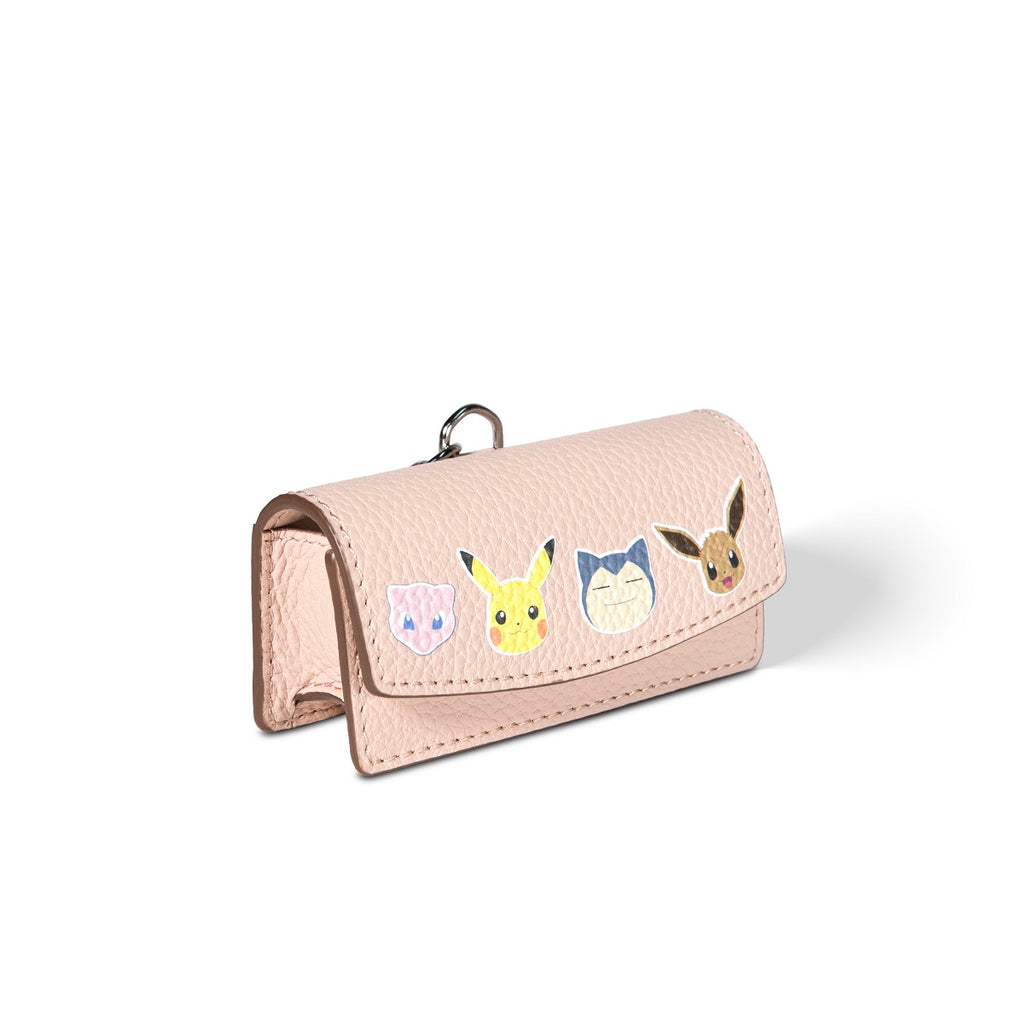 Samuel Ashley - Pokémon Key Chain Leather Lipstick Case in pale pink