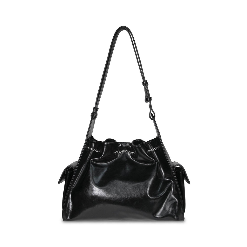 Samuel Ashley - Senya Leather Drawstring Bag in black