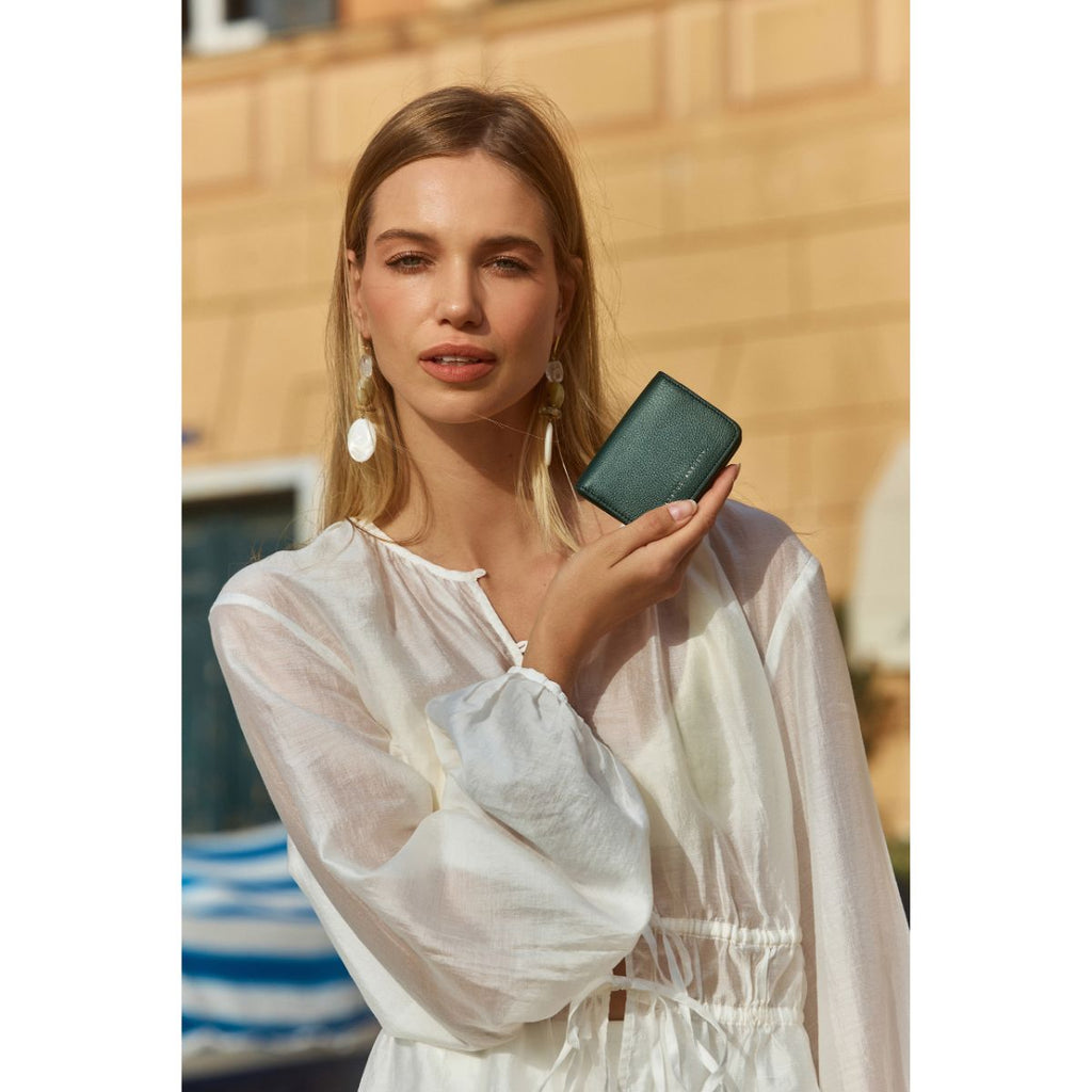 STATUS ANXIETY -  Miles Away Leather Card Holder Wallet - Samuel Ashley