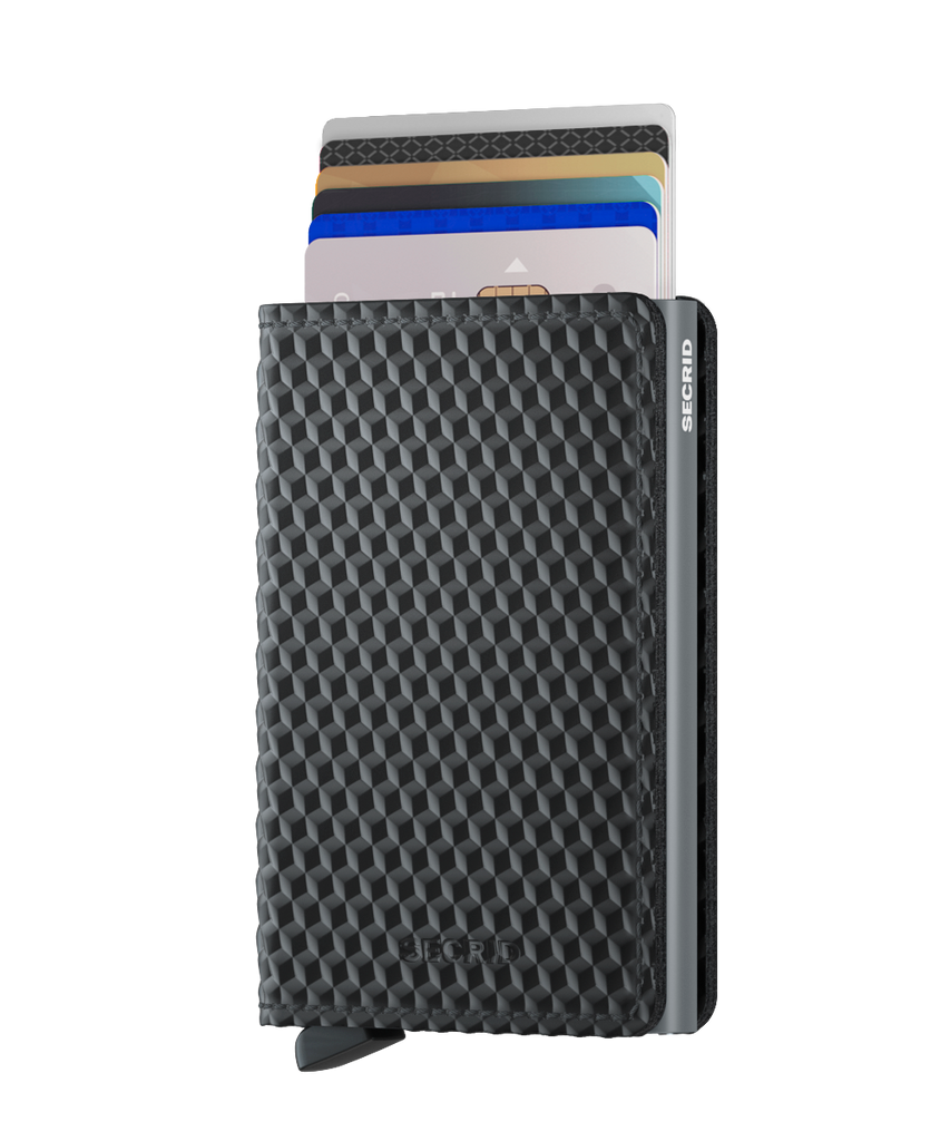 SECRID - Slimwallet Cubic Black Titanium - Samuel Ashley