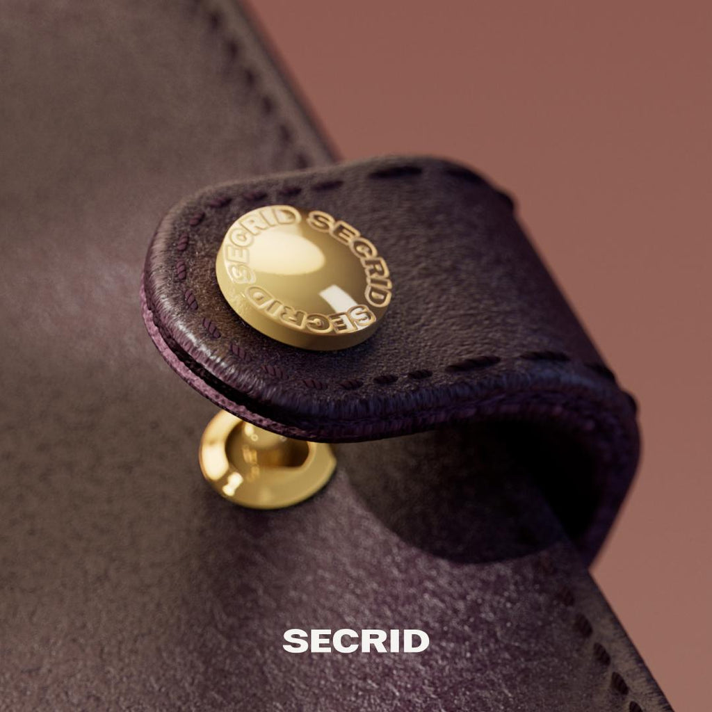 SECRID - Premium Miniwallet Emboss Lines Black - Samuel Ashley